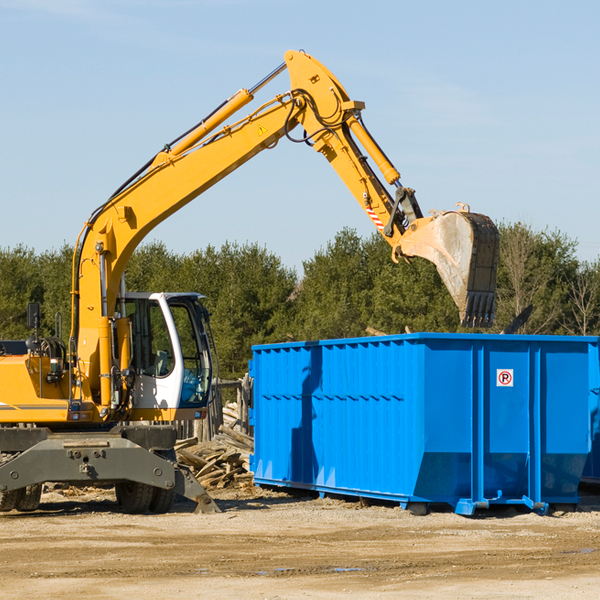 how many times can i have a residential dumpster rental emptied in Embarrass WI